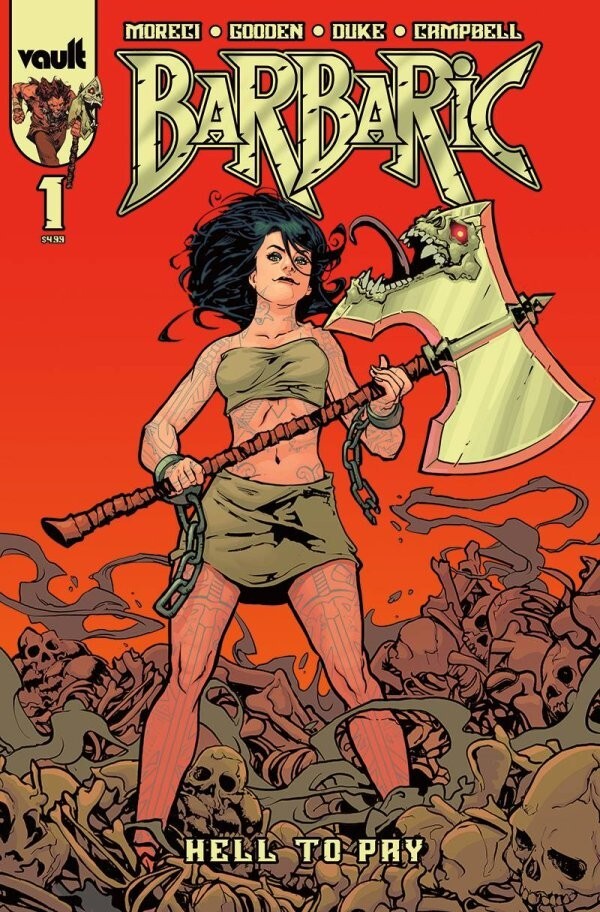 BARBARIC: HELL TO PAY #1 GOODEN VARIANT VAULT COMICS 2023