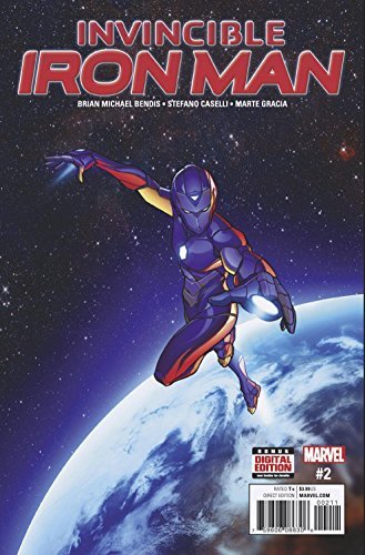 INVINCIBLE IRON MAN #2 VOL 3 A BRIAN MICHAEL BENDIS NM 1ST PRINT