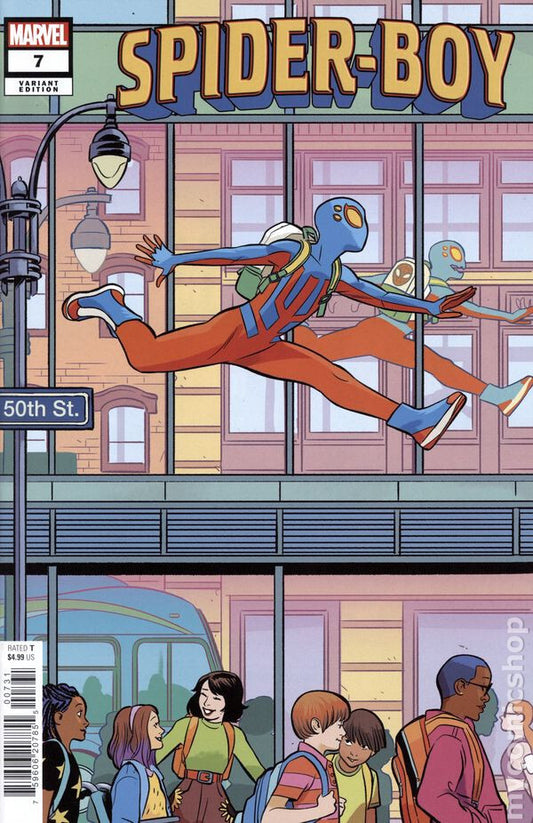 SPIDER-BOY #7 NATACHA BUSTOS VARIANT COVER MARVEL FIRST PRINT NM