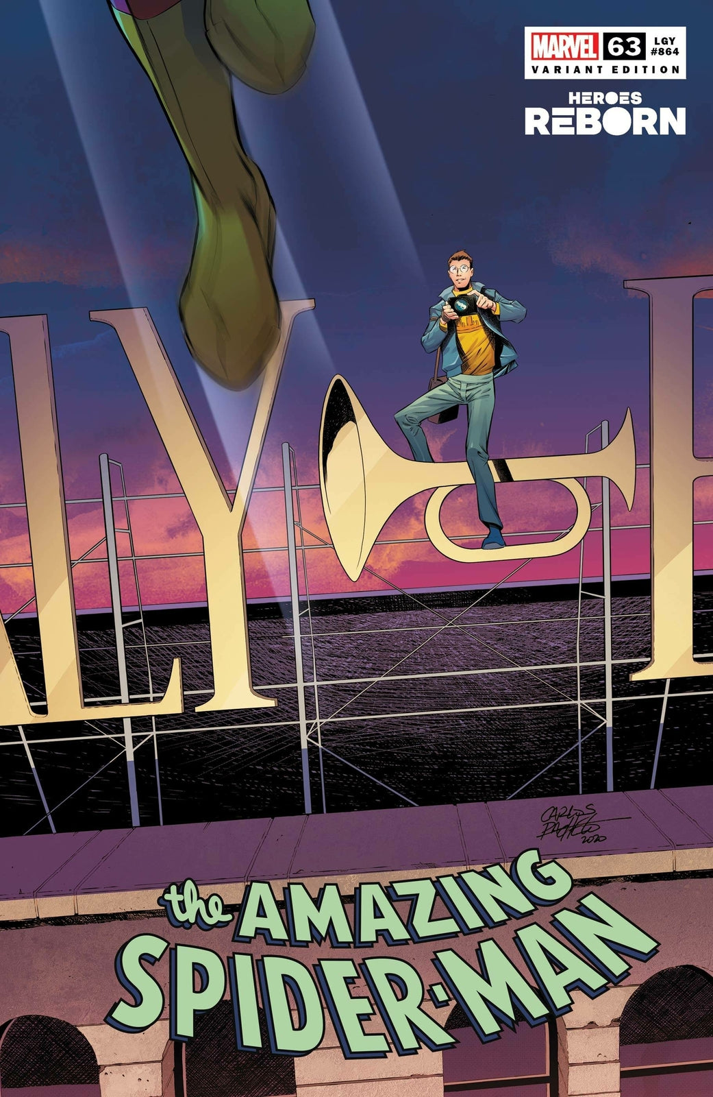 AMAZING SPIDER-MAN #63 NM 1ST PRINT MARVEL 2021 PACHECO REBORN VARIANT COVER