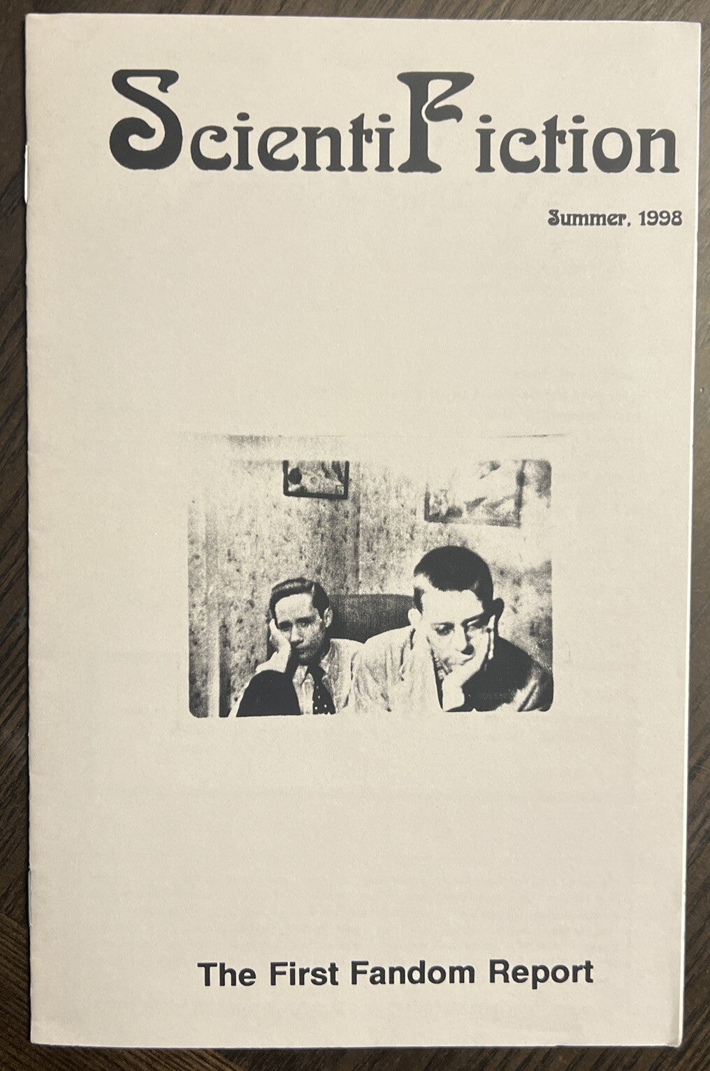 SCIENTIFICTION SCIENCE FICTION FANZINE SUMMER 1998 RAY BEAM MARK SCHULZINGER