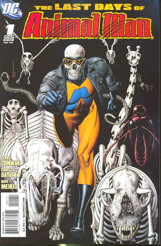 LAST DAYS OF ANIMAL MAN #1 GERRY CONWAY NM 1ST PRINT DC 2009