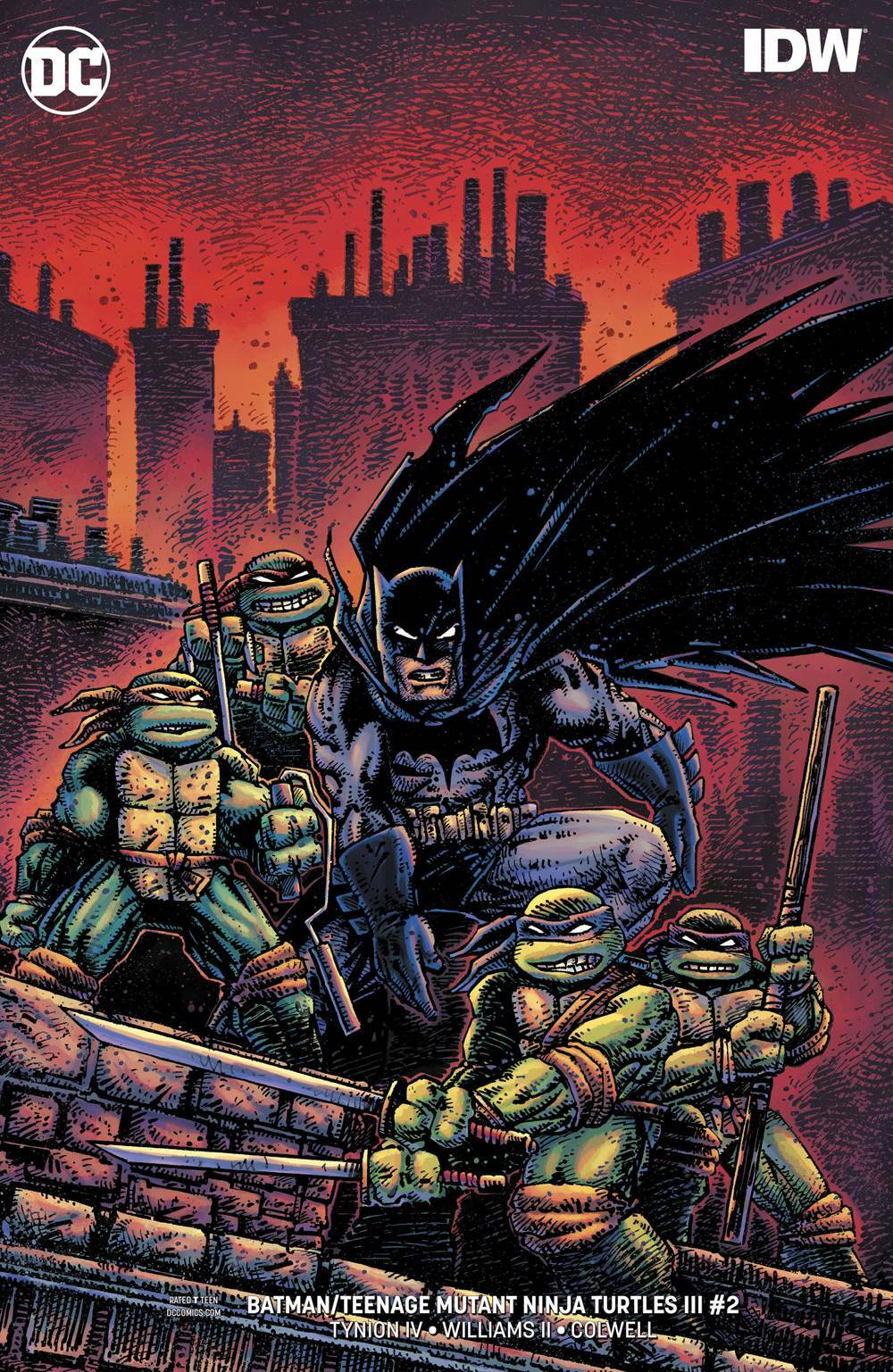 BATMAN TEENAGE MUTANT NINJA TURTLES III #2 VARIANT DC COMICS NM 1ST PRINT 2019