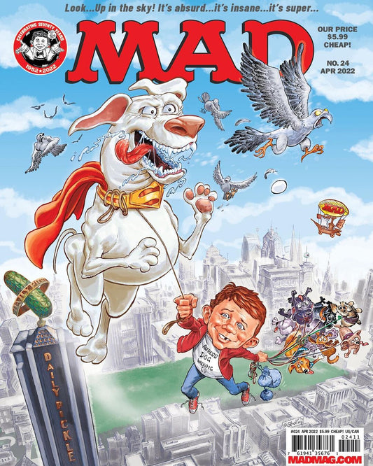 MAD MAGAZINE #24 KRYPTO MAD ABOUT DOGS ARAGONES 2022 NM