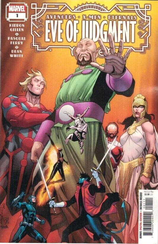 AXE EVE OF JUDGEMENT #1 MAIN COVER MARVEL NM 2022 AVENGERS X-MEN ETERNALS