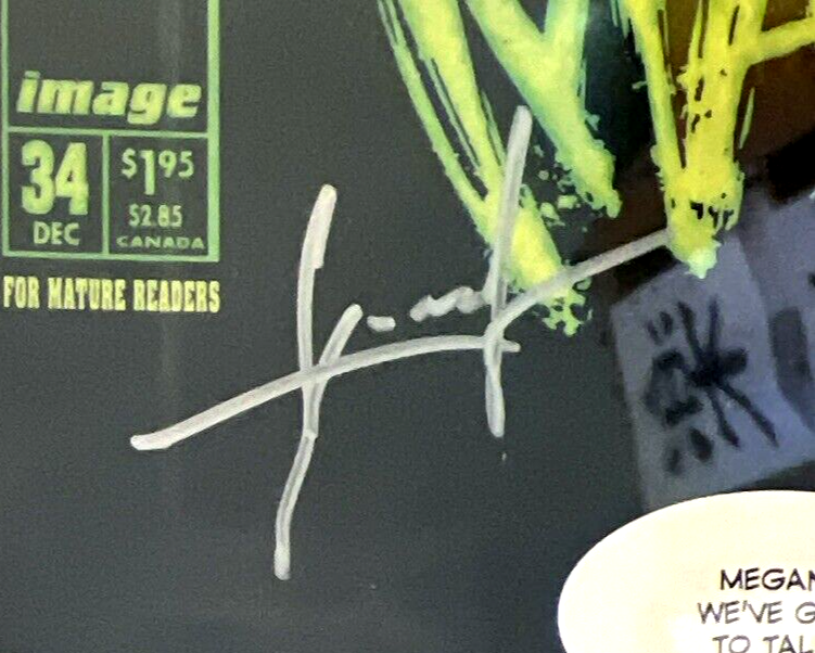 THE MAXX #34 CGC 9.8 SIGNATURE SERIES SIGNED SAM KIETH WHITE PAGES 1997 IMAGE