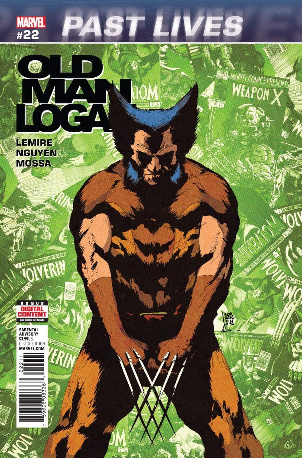 OLD MAN LOGAN #22 LEMIRE NM 1ST PRINT MARVEL 2017