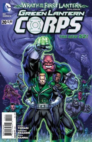 GREEN LANTERN CORPS #20 PETER J. TOMASI NM 1ST PRINT