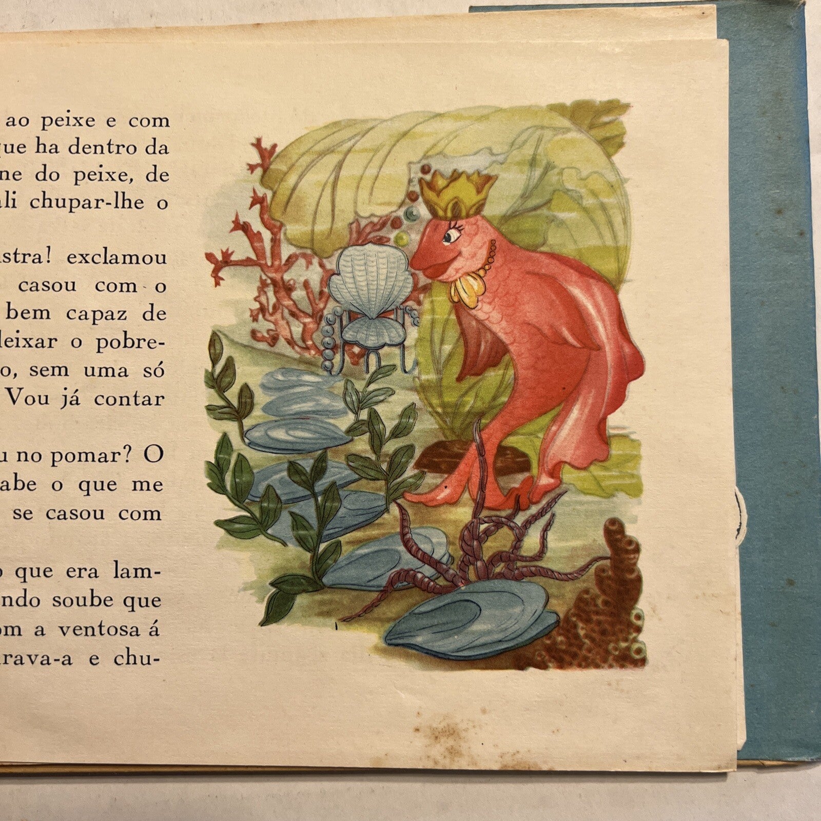 A LAMPREIA MONTEIRO LOBATO 1947 BRAZIL PORTUGUESE MOVING CHILDRENS BOOK RARE