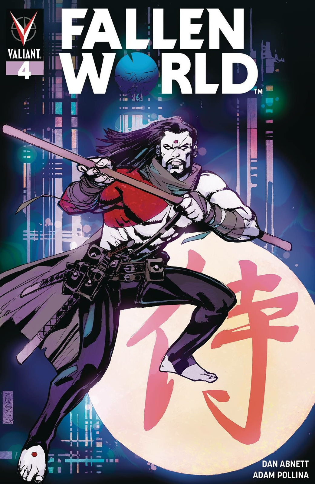 FALLEN WORLD #4 COVER A LEONARDI VALIANT NM 1ST PRINT 2019