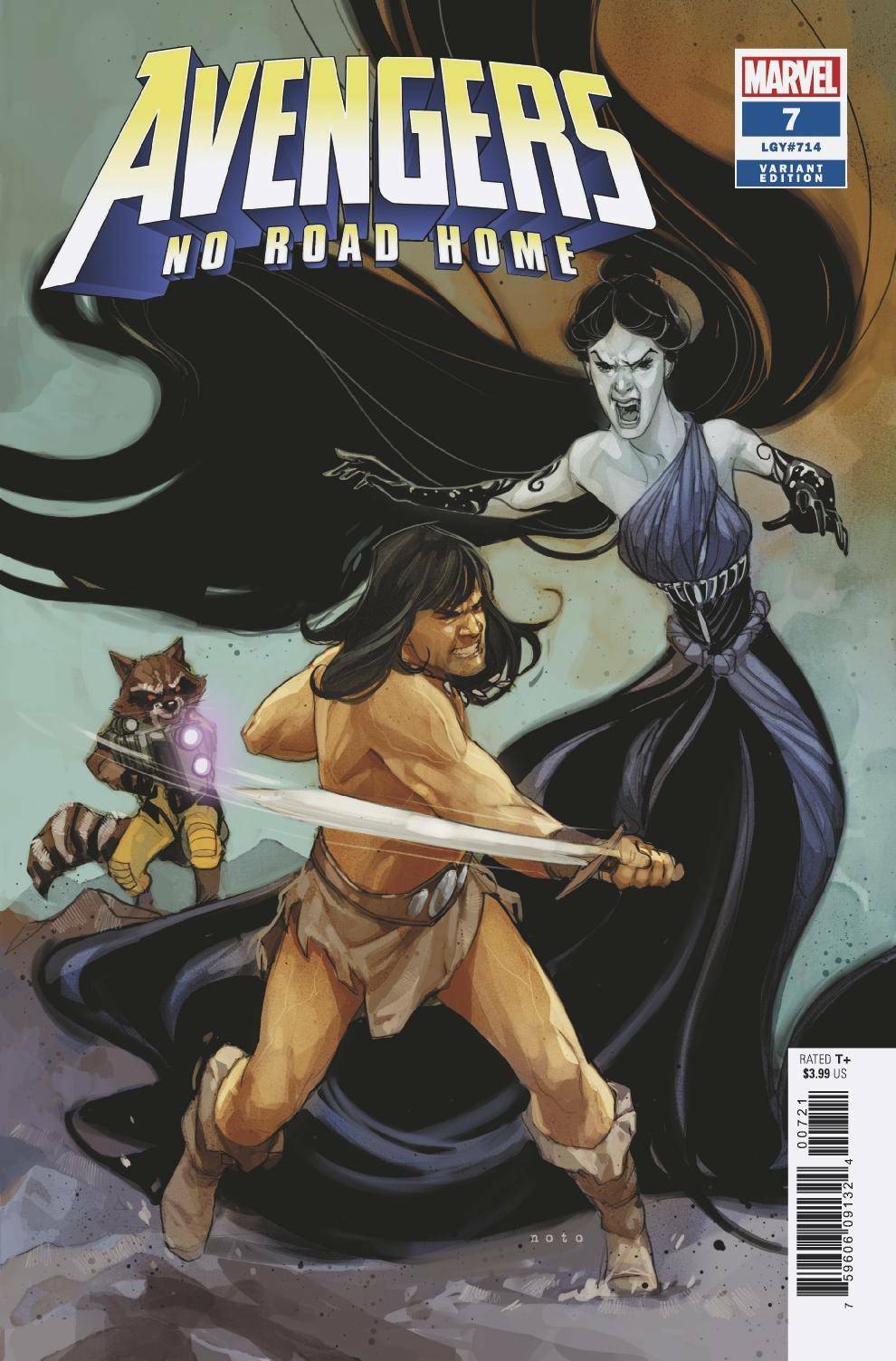 AVENGERS NO ROAD HOME #7 NOTO CONNECTING VARIANT MARVEL NM 1ST PRINT 2019