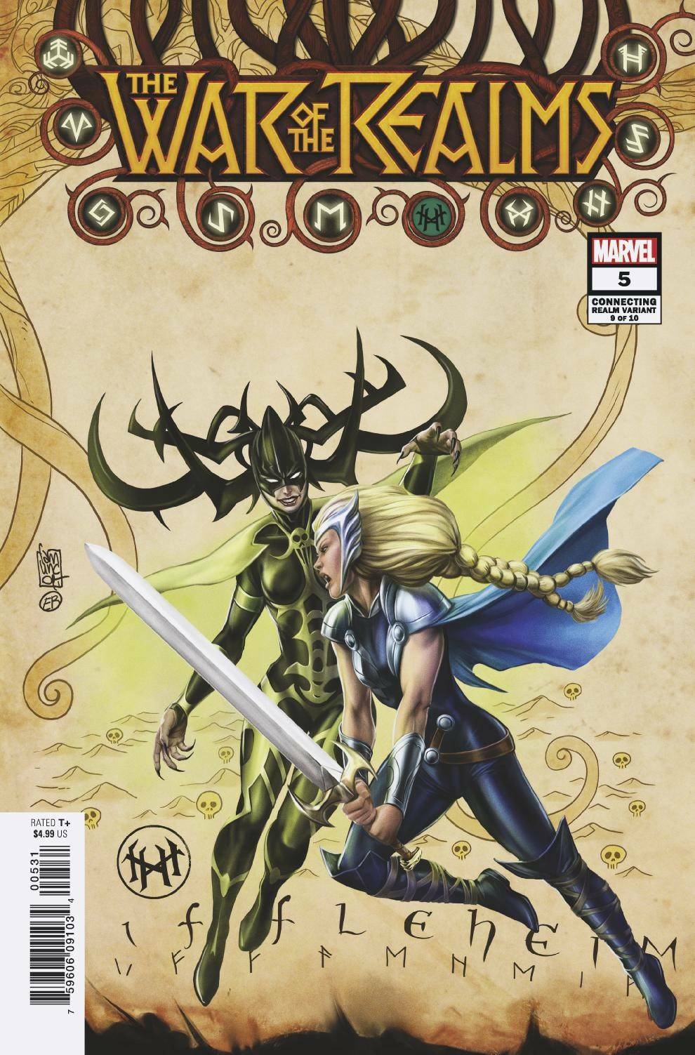 WAR OF REALMS #5 CAMUNCOLI CONNECTING REALM VARIANT MARVEL NM 1ST PRINT 2019