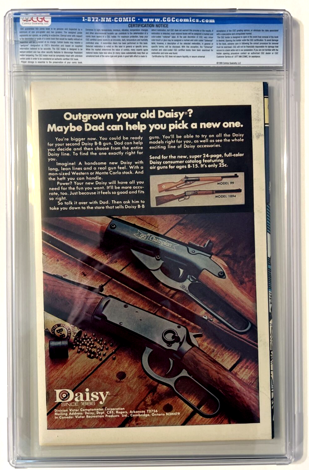 OUR FIGHTING FORCES CGC 9.0 JACK KIRBY DC COMICS 1975 BRONZE AGE