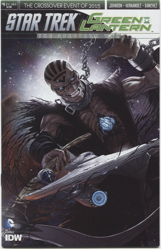 STAR TREK GREEN LANTERN SPECTRUM WAR #4 SUB VARIANT IDW DC COMIC BOOK 2015 NM