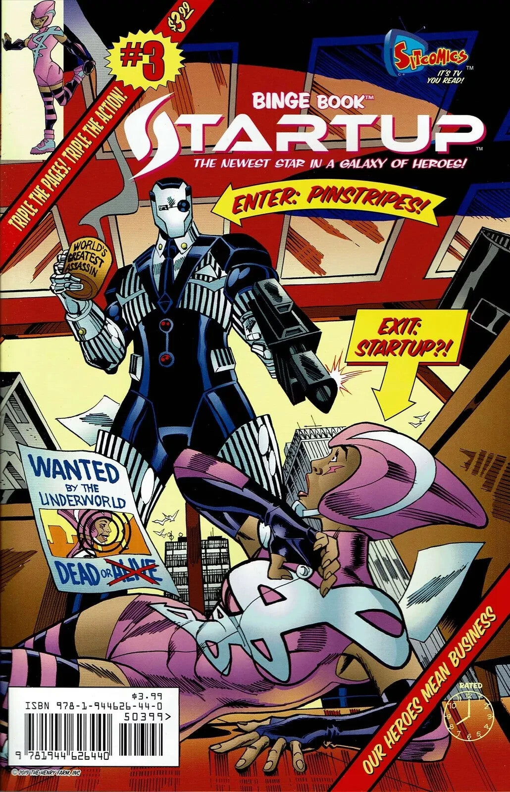 SITCOMICS PRESENTS STARTUP BINGE BOOK #3 SITCOMICS SAL BUSCEMA NM