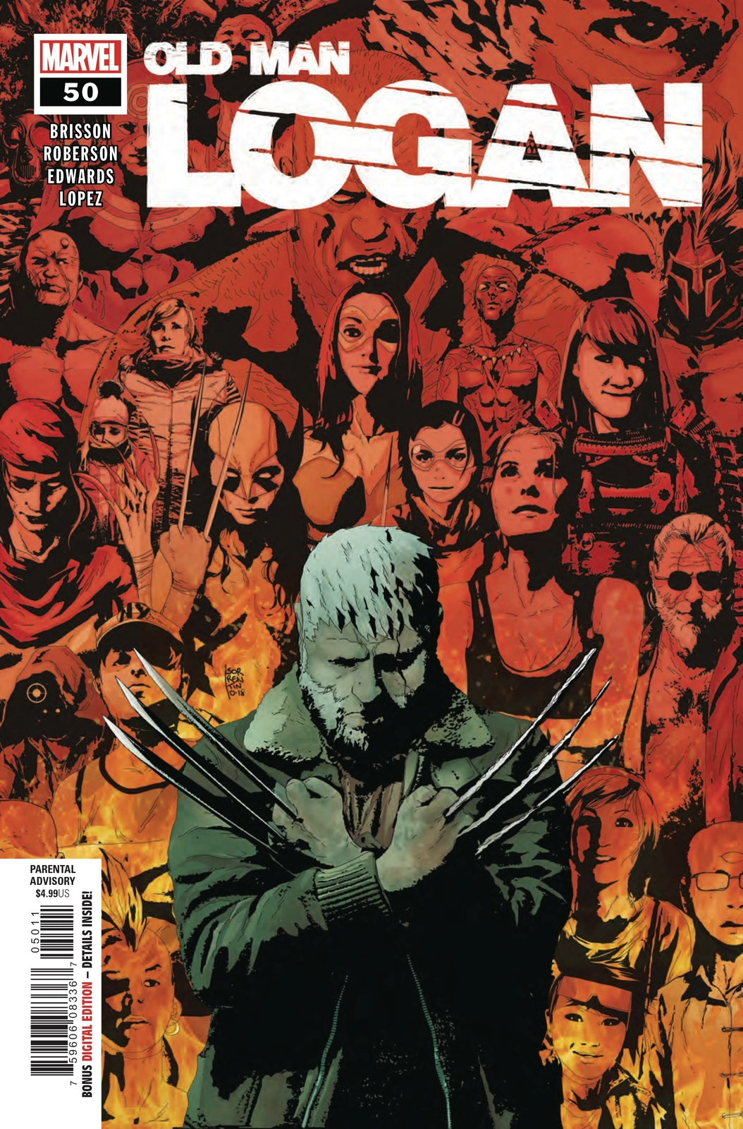 OLD MAN LOGAN #50 MAIN COVER MARVEL NM 1ST PRINT 2019