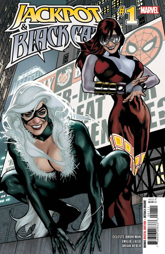 JACKPOT AND BLACK CAT #1 NM 1ST PRINT MAIN COVER MARVEL COMICS 2024
