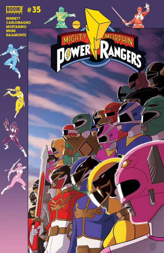 MIGHTY MORPHIN POWER RANGERS #35 GIBSON VARIANT BOOM! NM 1ST PRINT 2019