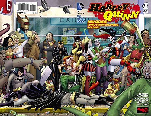 HARLEY QUINN INVADES COMIC CON INTERNATIONAL SAN DIEGO #1 CONNER NM 1ST PRINT