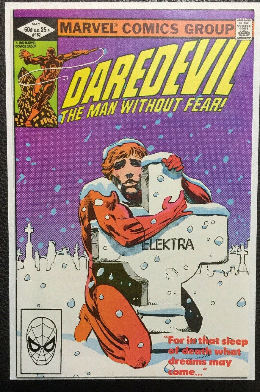 DAREDEVIL #182 HIGH GRADE BRONZE VF/NM 9.0 MAY 1982 FRANK MILLER PUNISHER