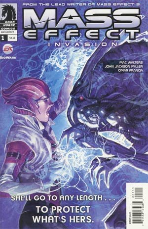 MASS EFFECT INVASION #1 MAC WALTERS NM 1ST PRINT