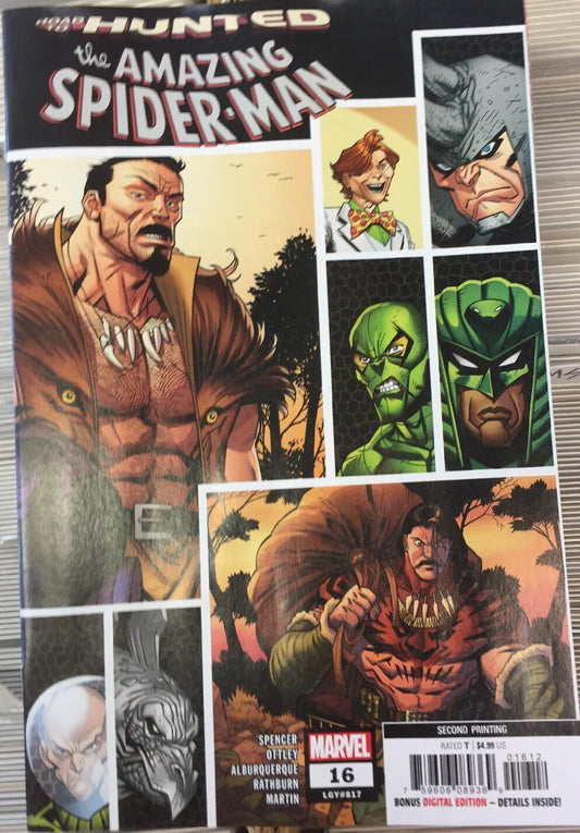 AMAZING SPIDER-MAN #16 2nd PRINT ROAD TO HUNTED NM 2019
