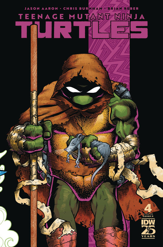 TEENAGE MUTANT NINJA TURTLES #4 GONZO COVER AARON BURNHAM TMNT 2024 NM