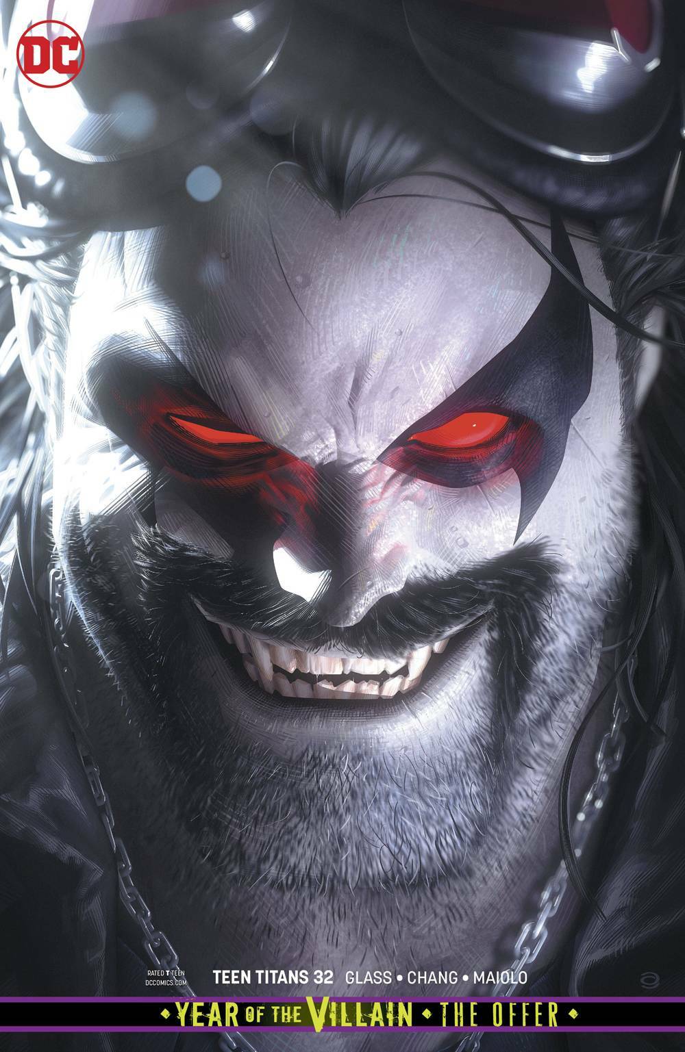 TEEN TITANS #32 CARD STOCK VARIANT ED YOTV THE OFFER DC NM 1ST PRINT 2019