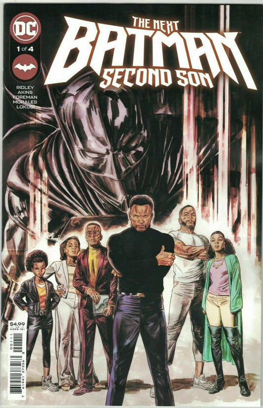 THE NEXT BATMAN #1 COVER A DC COMICS NM 1st PRINT RIDLEY AKINS