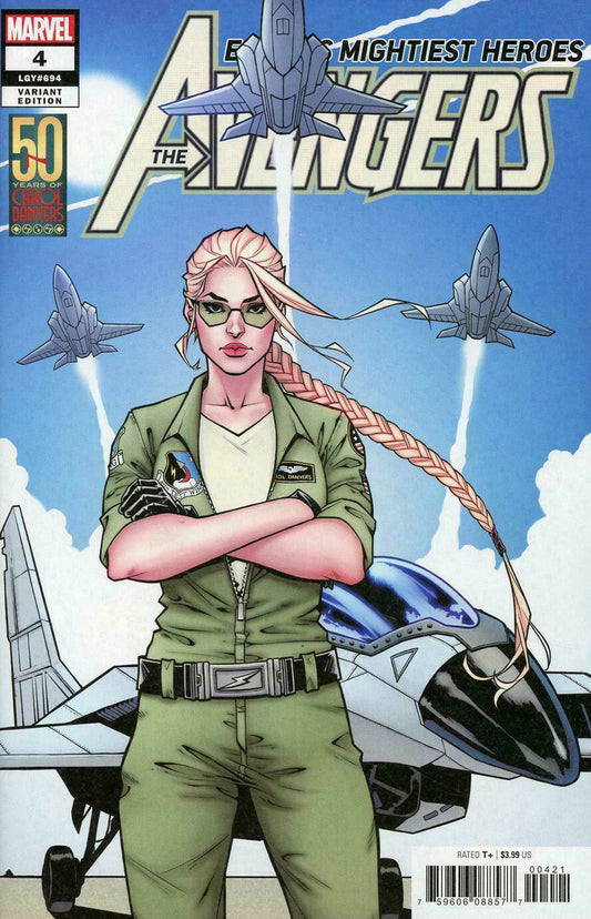 AVENGERS #4 NIEMCZYK CAROL DANVERS VARIANT MARVEL NM 1st PRINT 2018