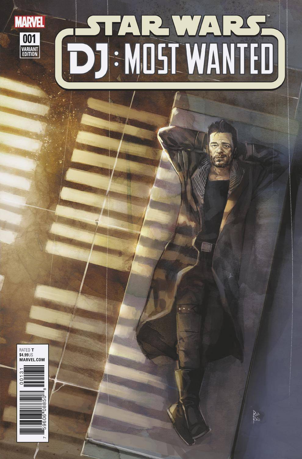 STAR WARS LAST JEDI DJ #1 REIS VARIANT MARVEL COMICS NM