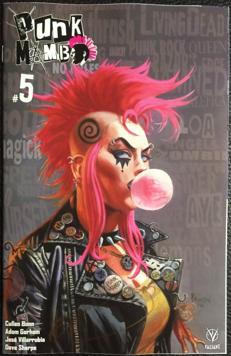 PUNK MAMBO #5 SIGNED by DAN BRERETON NM VALIANT 2019