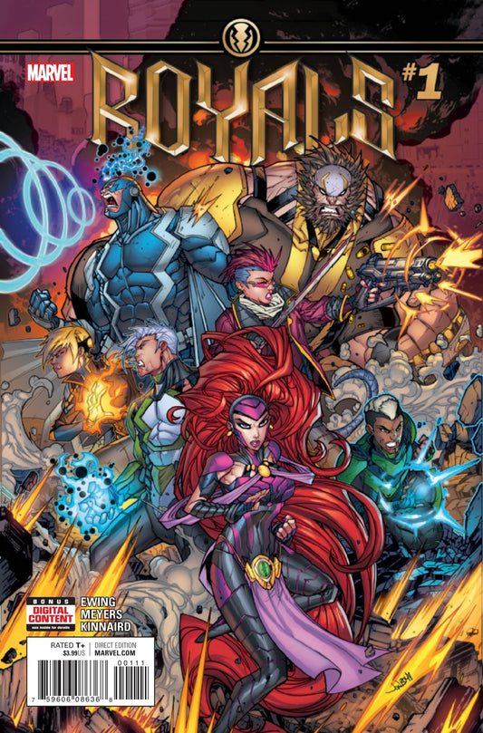 ROYALS #1 RESURRXION OF THE INHUMANS BEGINS! MARVEL NM 1ST PRINT 2017