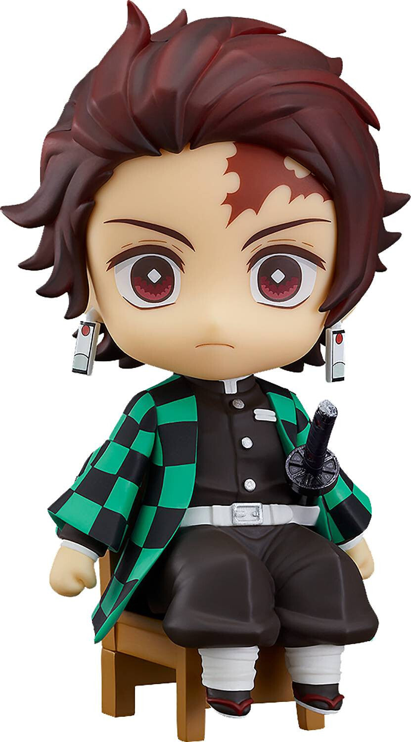 DEMON SLAYER KIMETSU TANJIRO KAMADO NENDOROID SWACCHAO FIGURE GOOD SMILE NEW!