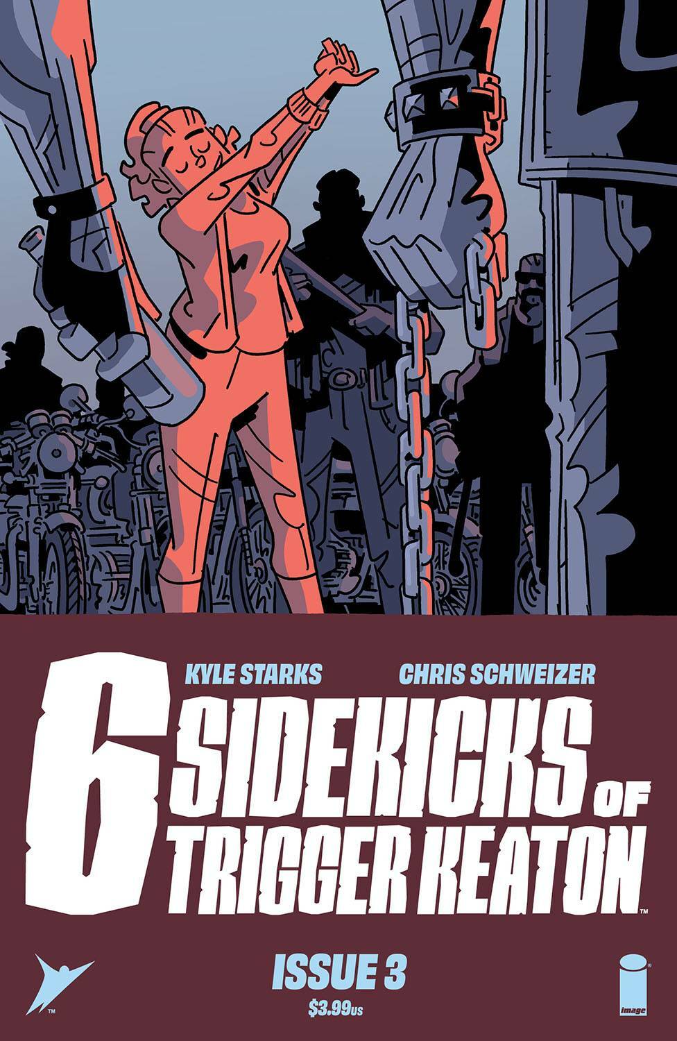 6 SIDEKICKS OF TRIGGER KEATON IMAGE COMICS #3 AND #4 YOU PICK!