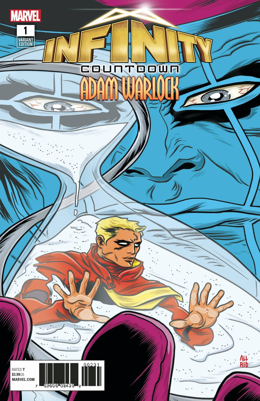 INFINITY COUNTDOWN ADAM WARLOCK #1 ALLRED VARIANT LEGACY MARVEL COMICS NM