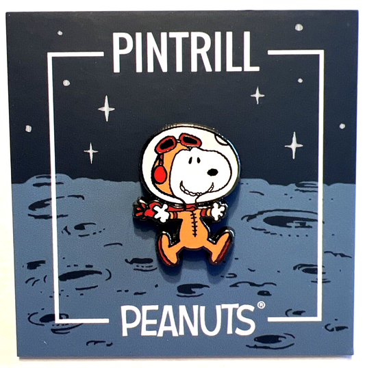 PEANUTS PINTRILL SNOOPY JUMPING WORLD WAR I OUTFIT ON THE MOON PIN NEW 2019