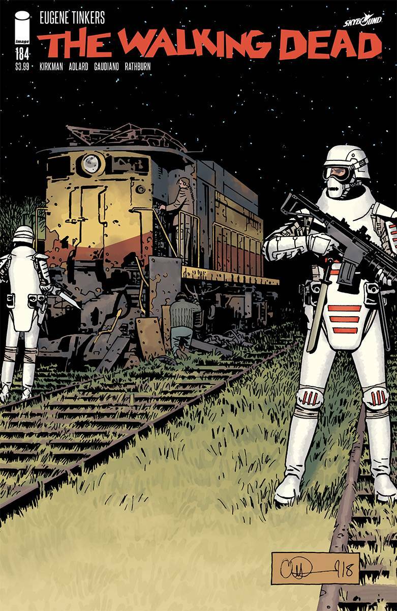 WALKING DEAD #184 MAIN COVER IMAGE NM 1ST PRINT 2018 ROBERT KIRKMAN