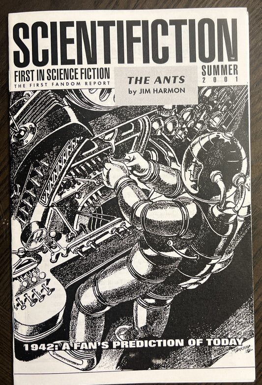 SCIENTIFICTION SCIENCE FICTION FANZINE SUMMER 2001 RAY BEAM VERSION 1