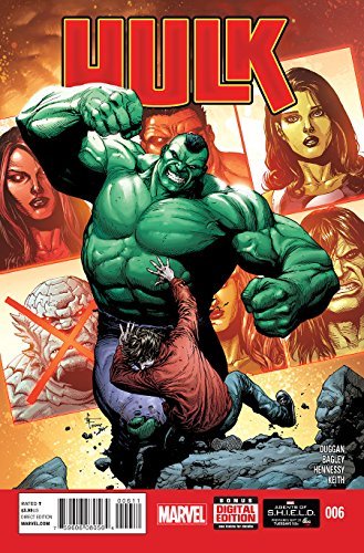 HULK #6 MARK BAGLEY GERRY DUGGAN NM 1ST PRINT