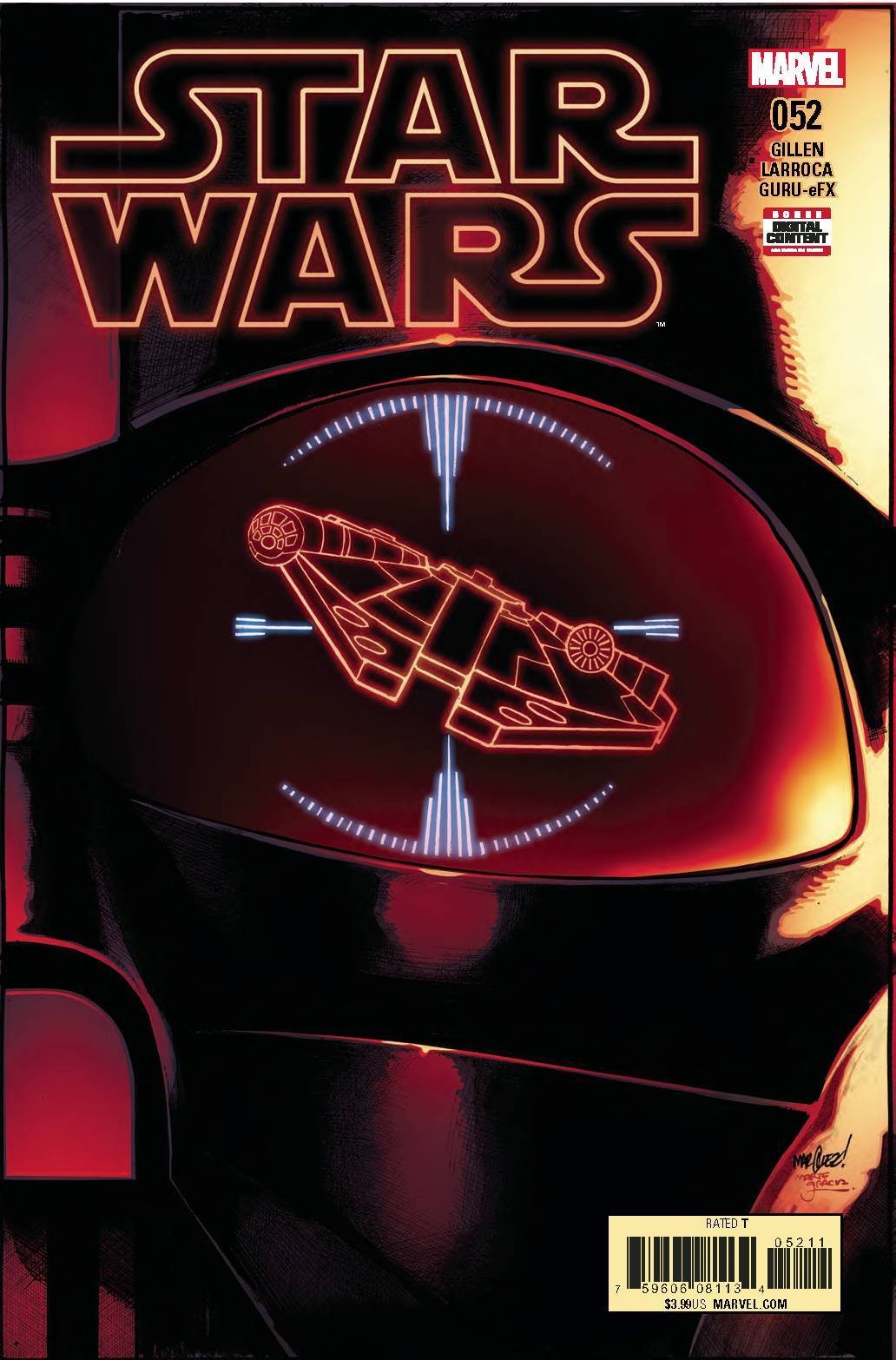 STAR WARS #52 MAIN COVER MARVEL NM