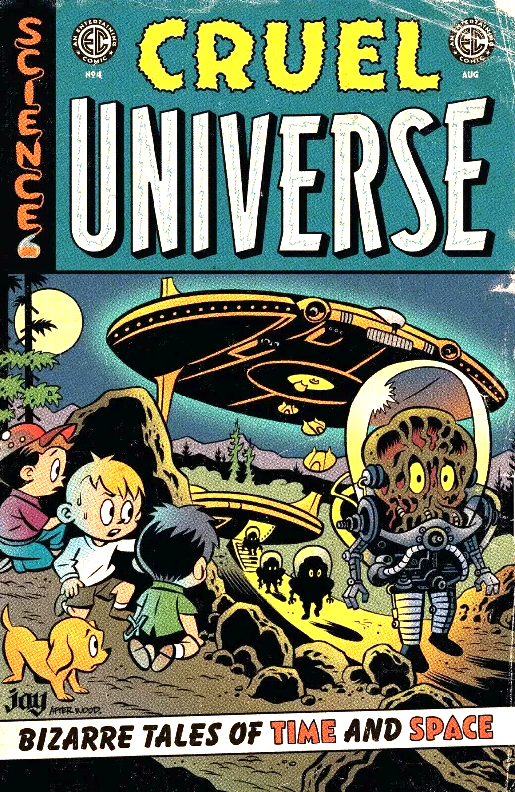 EC CRUEL UNIVERSE #1 JAY STEPHENS VARIANT COVER 1:10 WALLY WOOD HOMAGE 2024 NM