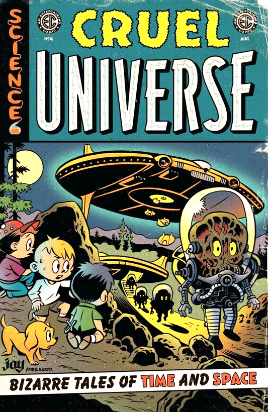 EC CRUEL UNIVERSE #1 JAY STEPHENS VARIANT COVER 1:10 WALLY WOOD HOMAGE 2024 NM
