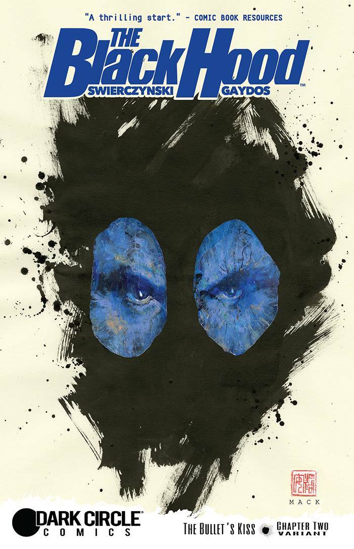 BLACK HOOD #2 MACK VARIANT COVER DARK CIRCLE COMICS NM 2015