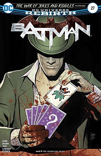 BATMAN #27 REBIRTH CLAY MANN TOM KING DC NM 1st PRINT RIDDLER VS JOKER
