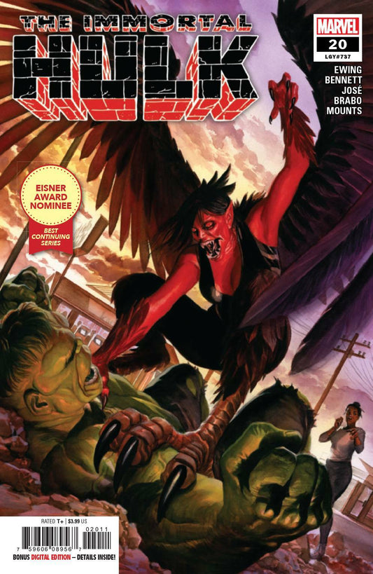 IMMORTAL HULK #20 MAIN COVER MARVEL NM 1ST PRINT 2019