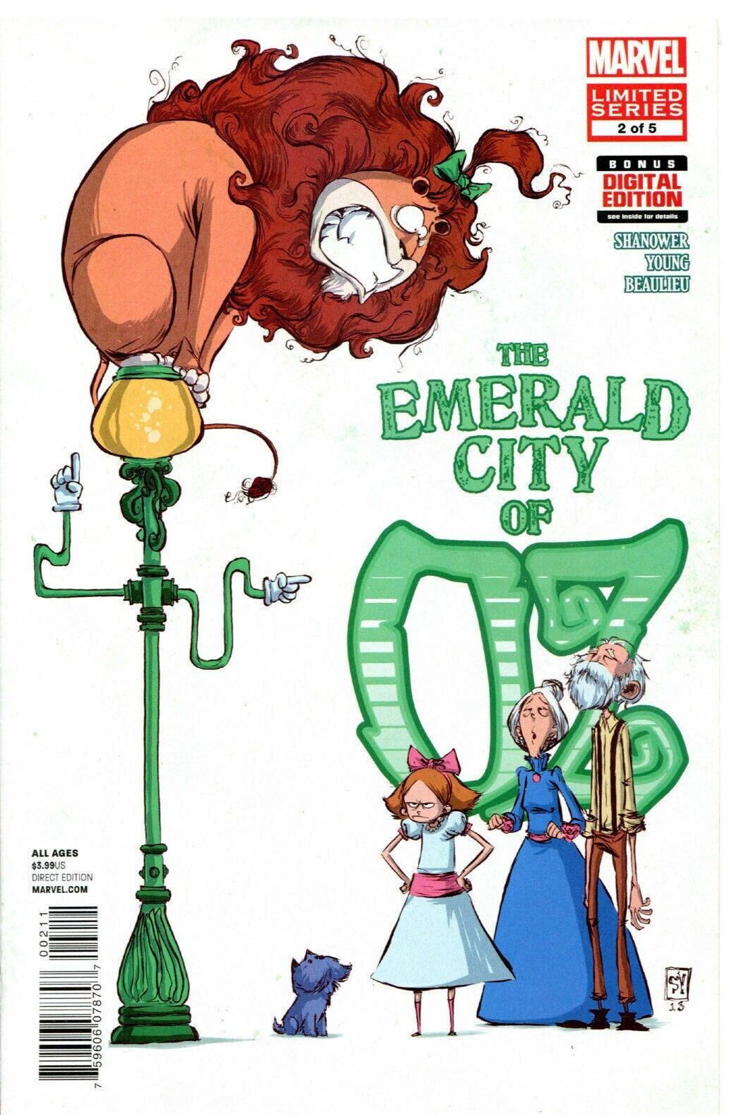 EMERALD CITY OF OZ #2 NM 1ST PRINT MARVEL COMICS ERIC SHANOWER 2013