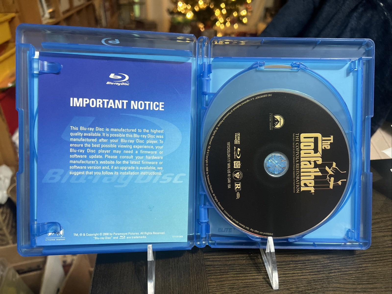 THE GODFATHER THE COPPOLA RESTORATION 4 DISC BLU RAY SET ALL 3 MOVIES