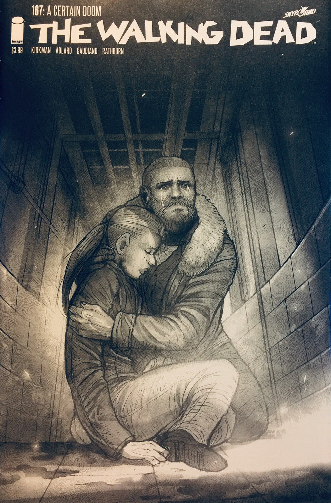 WALKING DEAD #167 15TH ANNIV BLIND BAG TAKEDA BLACK WHITE LOGO VARIANT VFN/NM