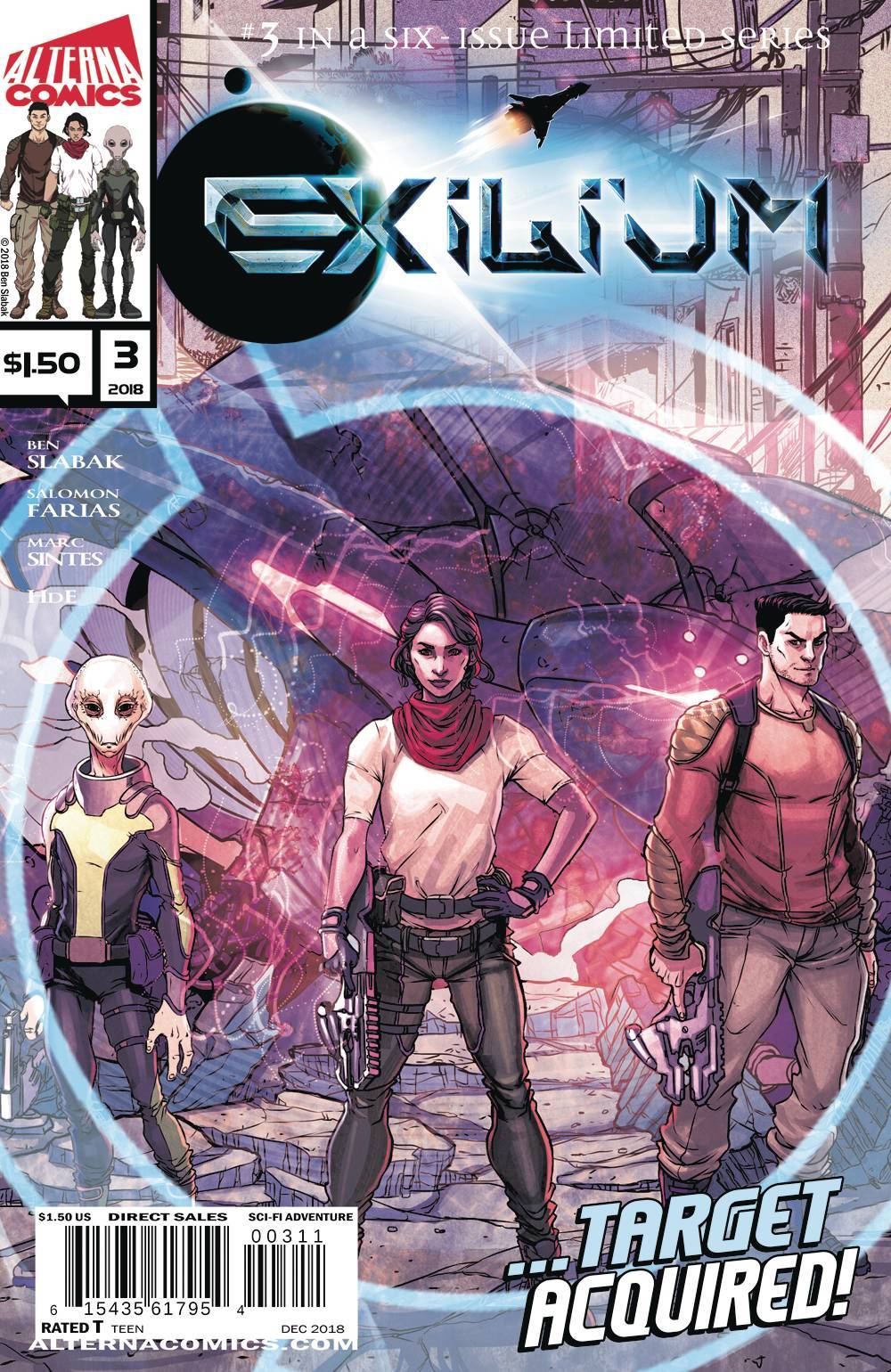 EXILIUM #3 OF 6 ALTERNA NM 1ST PRINT 2019